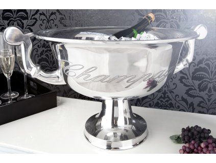 Nádoba na led Champagne 65cm stříbrná