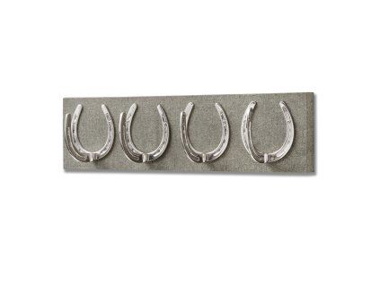 Luxusní věšák Tweed Horse Shoe 4 háčky