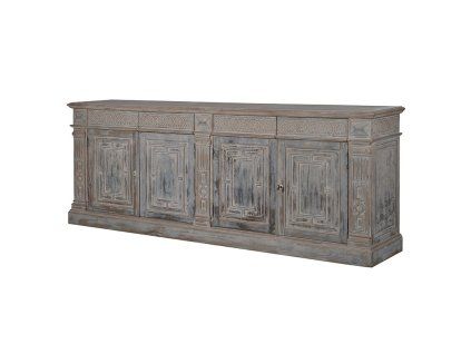 Masivní vintage příborník HERITAGE 235cm silná patina