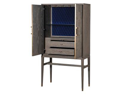 Stylová art-deco barová skříňka Ashton 182cm