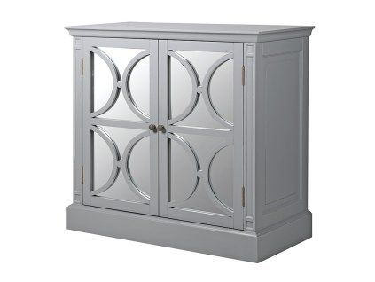 Designová skříňka Grey Ariano se zrcadly