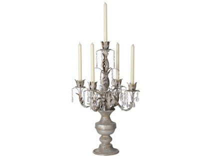 Luxusní zdobený svícen Leora 67cm