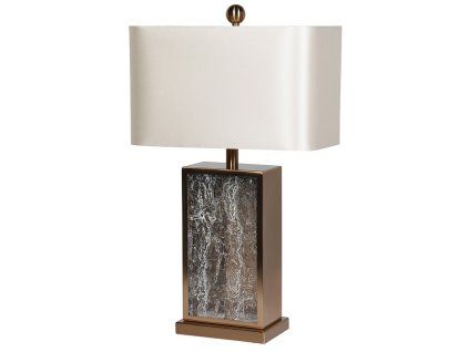 Luxusní lampa Textured Glass 68cm Art Deco styl