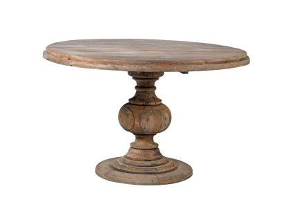 Vintage kulatý jídelní stůl Rustic 125cm z masivu