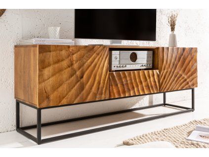 Designový TV stolek Cobra 160cm přírodní mango