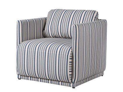 Stylové křeslo Blue Stripes 83cm
