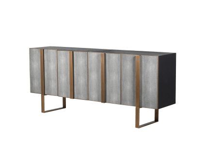 Luxusní Art-Deco příborník Caitlin 200cm shagreen