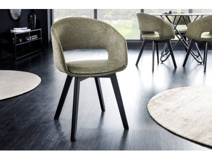 Designová židle Nordic Star zelená