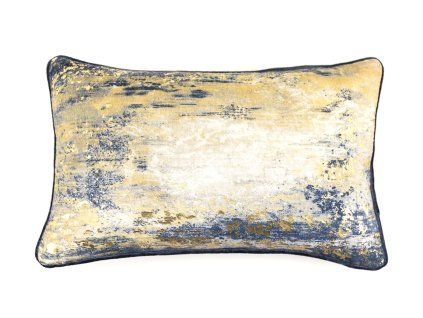 Stylový polštář Delhi Dorado 30x50cm abstraktní
