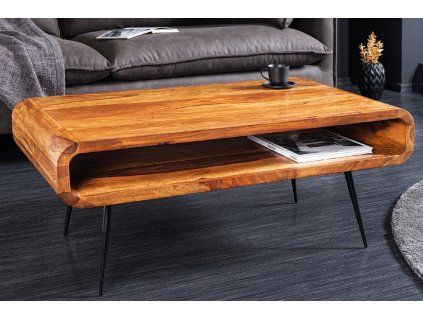 Designový konferenční stolek Alpha 90 cm palisandr