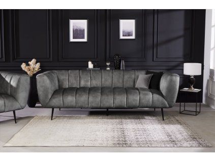 Designová sedačka Classy 225 cm šedá
