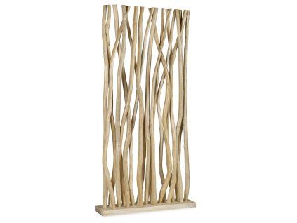 Dřevěná stěna s elegantním designem