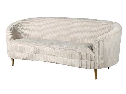 Elegantní sedačka Kara z nerezové oceli 180 cm