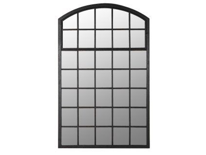 Designové nástěnné zrcadlo Silvie z železa
