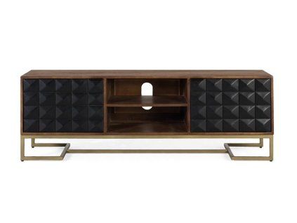 Designový televizní stolek Gianna 150 cm černé mango
