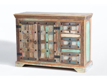 Designová skříňka Julietta 110 cm retro