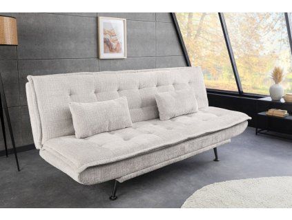 Designová rozkládací pohovka Limpiara 190 cm champagne