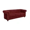 Chesterfield pohovka se sametovým čalouněním