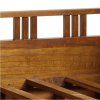 Koloniální postel STAR s výsuvnou "nouzovou" postelí ve tvaru zásuvky pro matrace 90cm