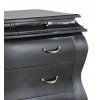 Luxusní černá komoda VINTAGE DARK 110cm