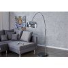 Moderní stojací lampa Big Bow II 170-205cm chrom