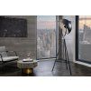 Industriální stojací lampa Big Studio 160cm černá/stříbrná