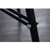Industriální stojací lampa Big Studio 160cm černá/stříbrná