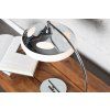 Moderní stolní lampa Luna Logo 45cm
