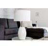 Moderní stolní lampa Carla 60cm bílá
