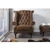 Luxusní křeslo Chesterfield vintage styl