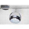 Moderní závěsné osvětlení Bubble chrom