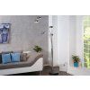 Moderní stojací lampa Five Lights 200cm chrom
