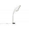 Moderní stojací lampa Five Lights 200cm chrom
