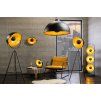 Industriální stojací lampa Big Studio 160cm černá/zlatá