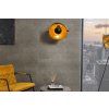Industriální nástěnná lampa Studio černo/zlatá