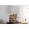 Moderní stolní lampa Riverine 55cm přírodní