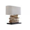 Moderní stolní lampa Riverine 55cm přírodní