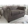 Luxusní sedačka Chesterfield 2 antická šeď 150cm