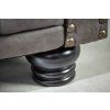 Luxusní sedačka Chesterfield 2 antická šeď 150cm