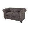 Luxusní sedačka Chesterfield 2 antická šeď 150cm