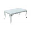 Luxusní stolek Modern Barock 100 cm s kovovou konstrukcí