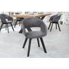 Designová židle Nordic Star antická šedá