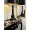 Barokový vintage konzolový stolík BELLE NOIR 175cm čierny