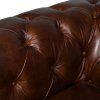Stylová kožená pohovka Chesterfield vintage