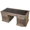 Luxusní masivní pracovní stůl Rustic oboustranný