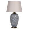 Luxusní porcelánová lampa Lattice Oval 71cm