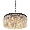 Luxusní kulatý lustr Crystal Line 60cm