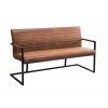 Stylová retro lavice Imperial 160cm hnědá