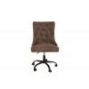 Vintage designové kancelářské křeslo Victorian vintage hnědá
