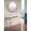 Designová skleněná chodbová konzola Spirit 105cm